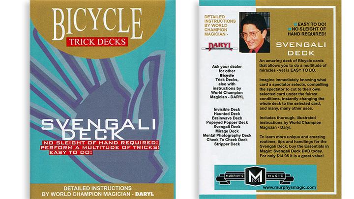 Svengali Deck Mandolin Bicycle (Red)