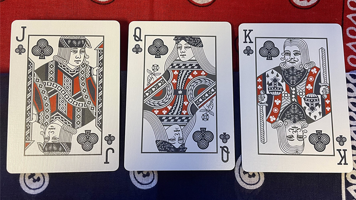 Bicycle Bandana (Blue) Playing Cards